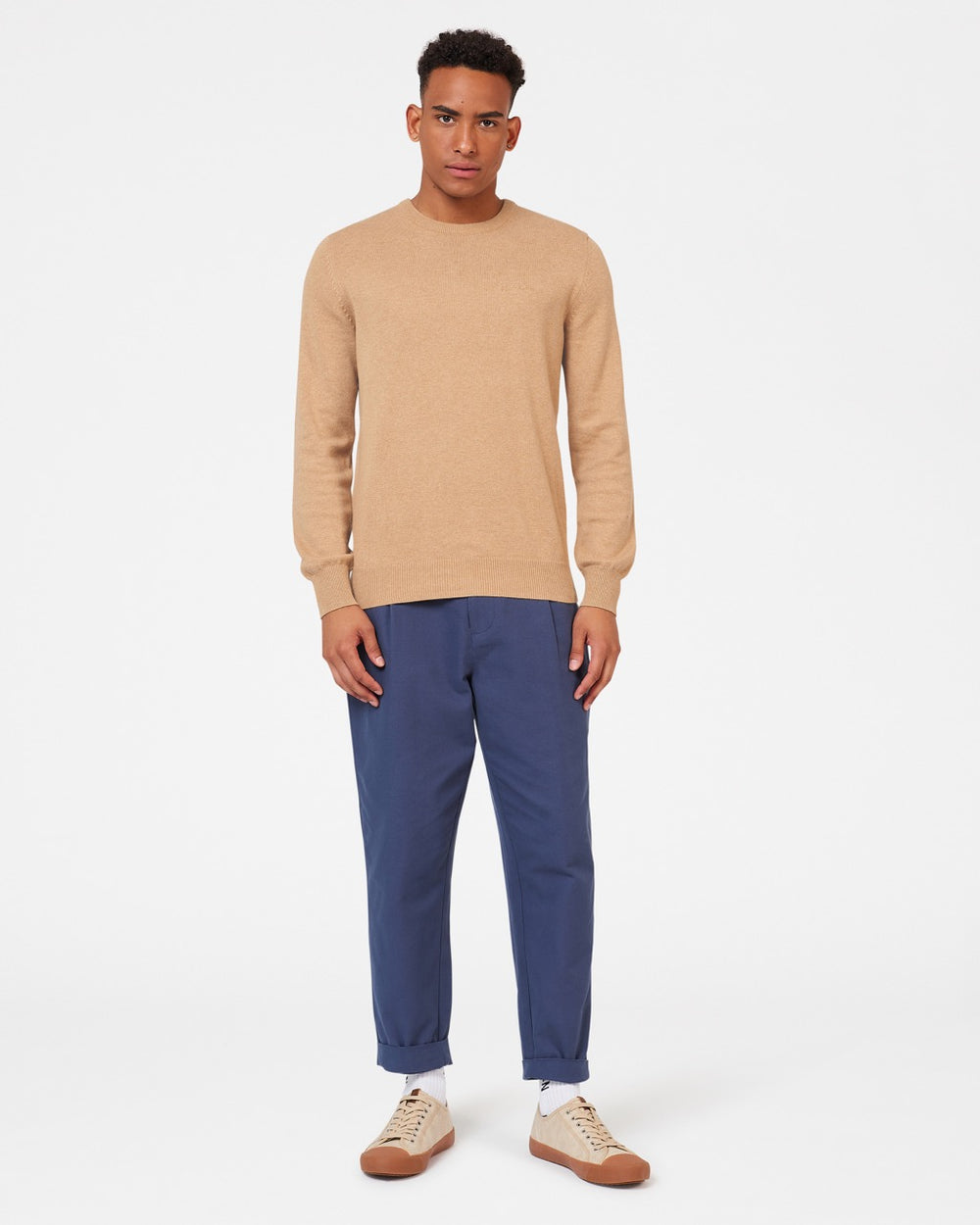 Knitwear Ben Sherman Signature Crewneck Grise | JZW-12080363